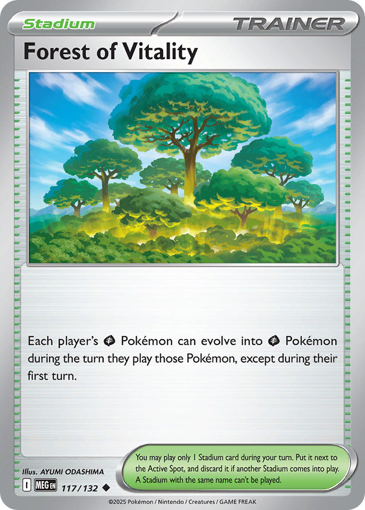 Mega Evolution Forest of Vitality [Prize-Pack-Cosmo-Holo] Pokémon card